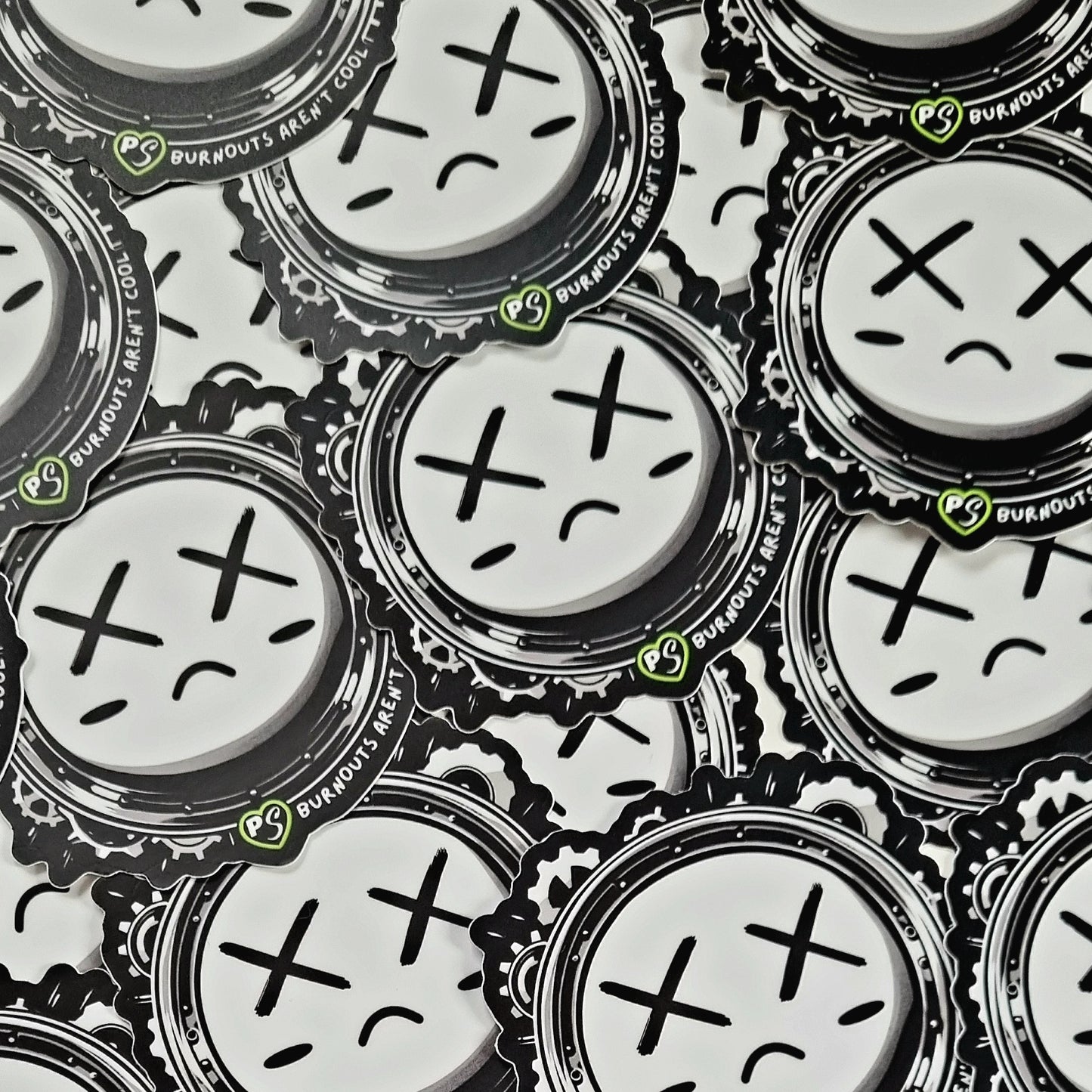 PS Burnouts aren't Cool (Timmy the Rim) Sticker