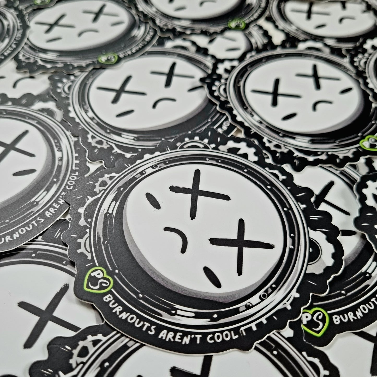 PS Burnouts aren't Cool (Timmy the Rim) Sticker