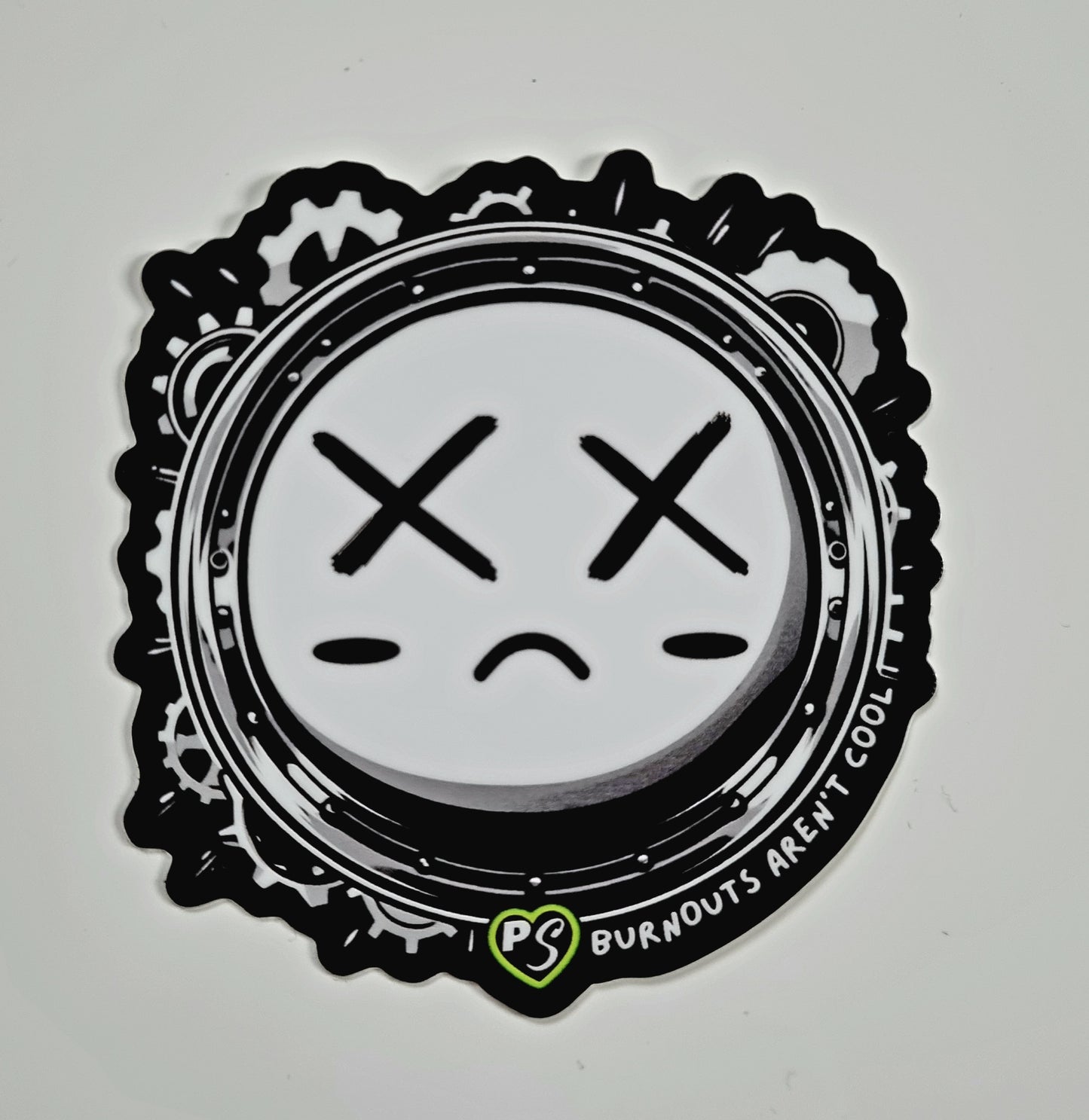 PS Burnouts aren't Cool (Timmy the Rim) Sticker