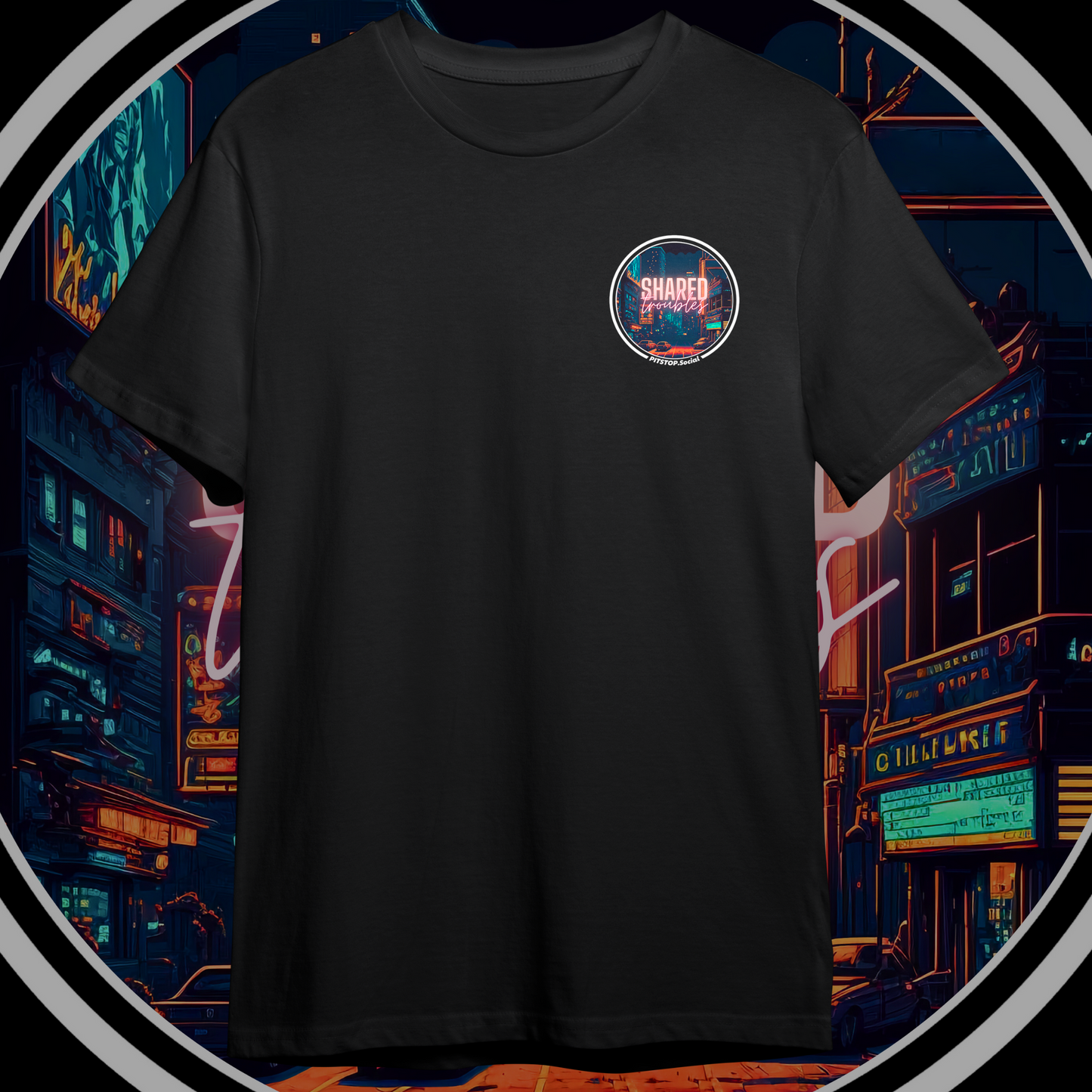 Shared Troubles, Night Time Drives - Mental Health Tee