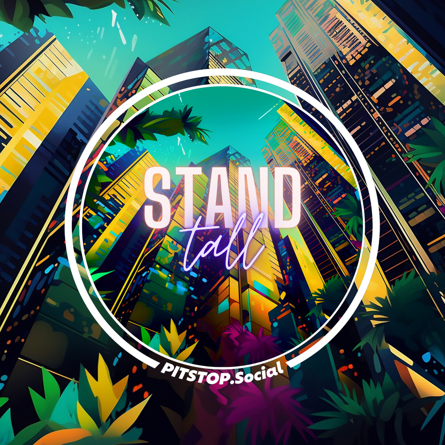 Stand Tall, Big City Life - Mental Health Tee