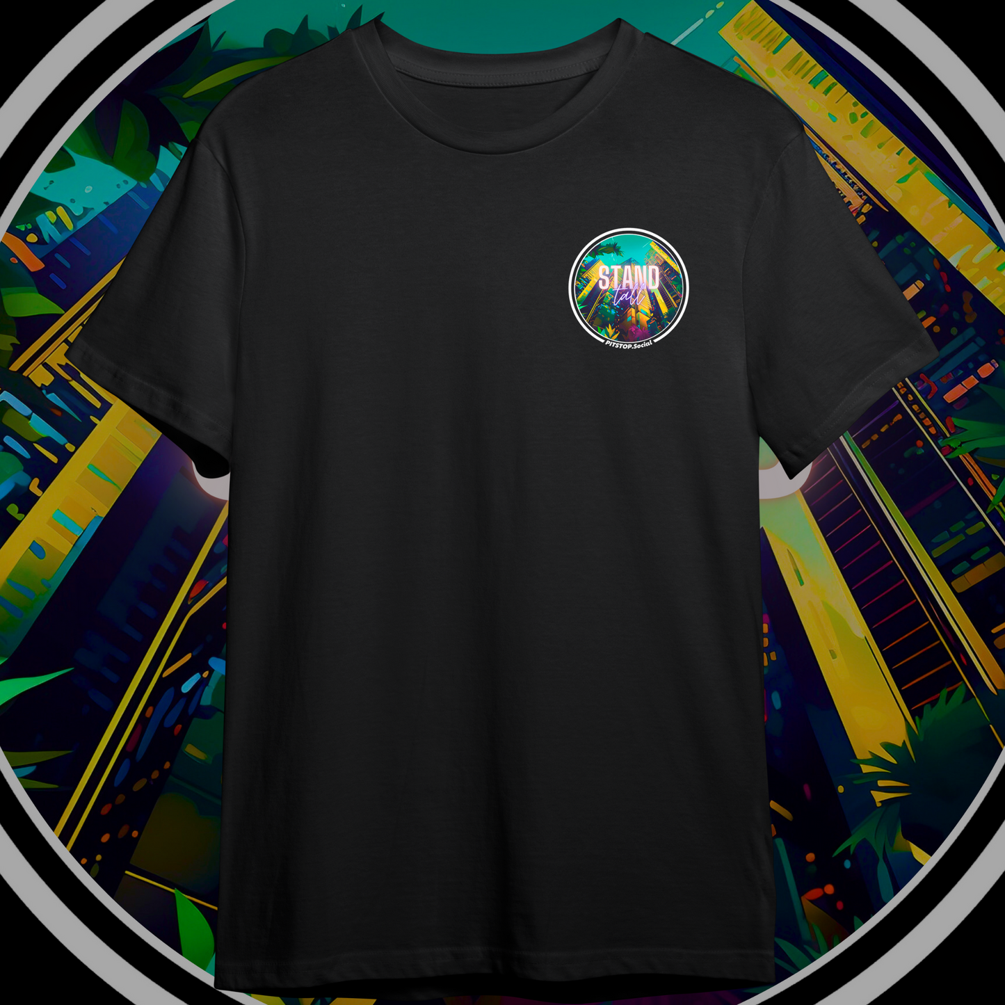 Stand Tall, Big City Life - Mental Health Tee