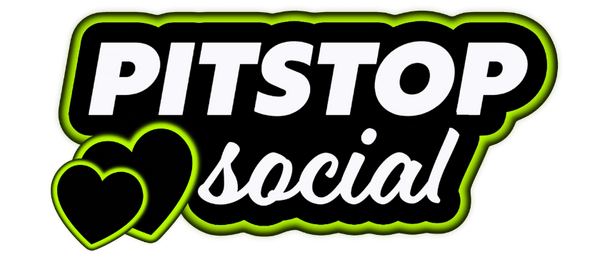 PITSTOP Social Green and Black Heart Mental Health Logo