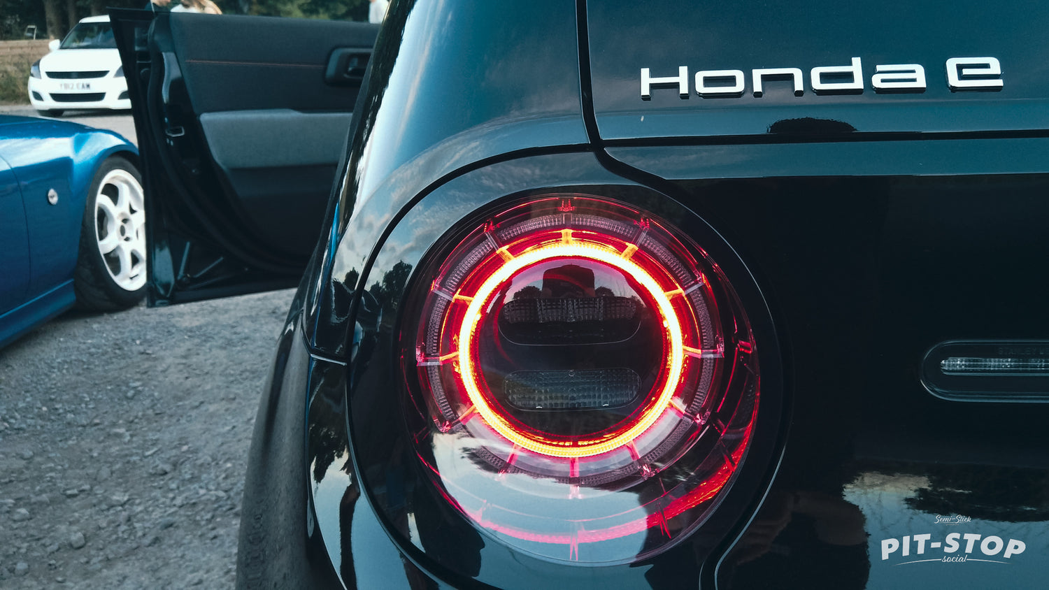 PITSTOP Social Roadmap Automotive Events X Mental Health Support Honda E Rear Light