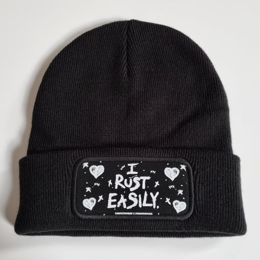 I Rust Easily Beanie Hat