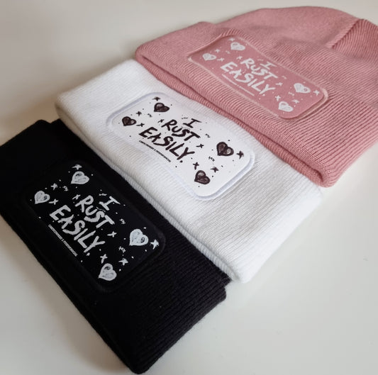 I Rust Easily Beanie Hat