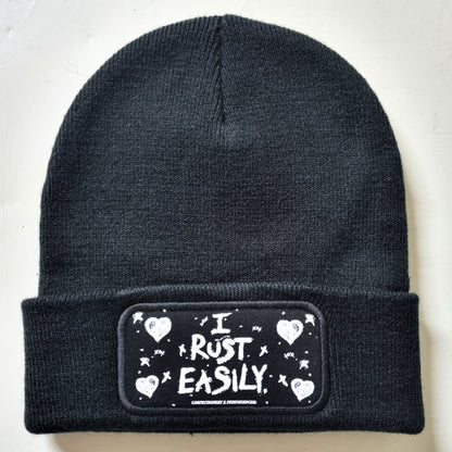 Black  Automotive I Rust Easily PITSTOP.Social X Carfectionery Warm Winter Hat