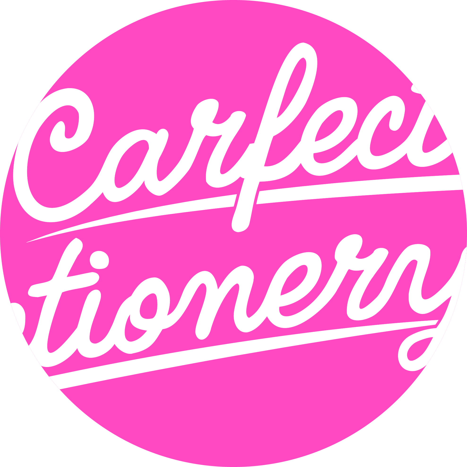 Carfectionery Round Logo Pink 2023