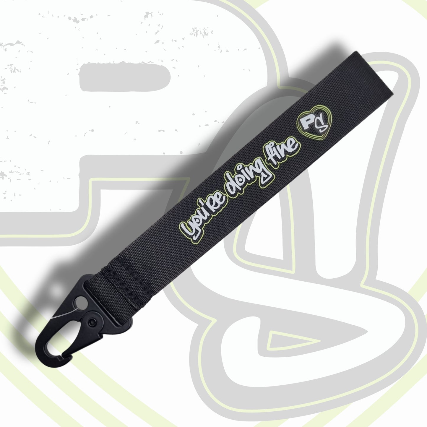 SLOW DOWN You're Doing Fine Key Tag