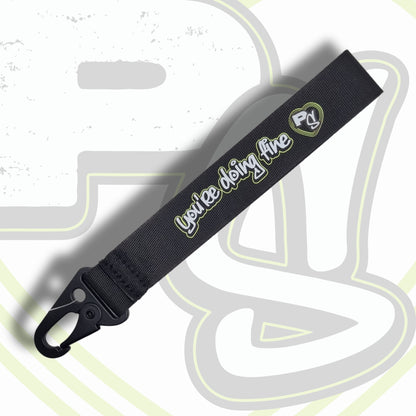 SLOW DOWN You're Doing Fine Key Tag