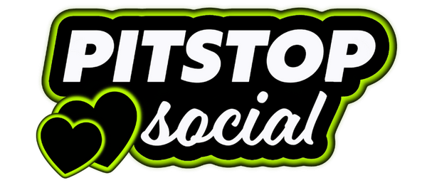 PITSTOP Social Green and Black Heart Mental Health Logo 